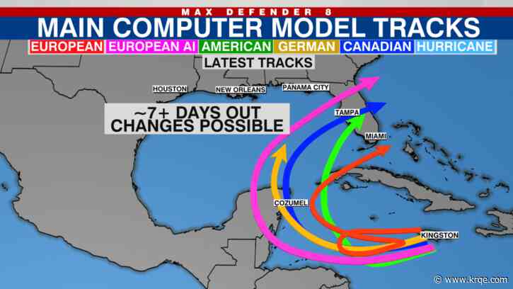 Caribbean disturbance has potential path toward Florida, models show | Tracking the Tropics