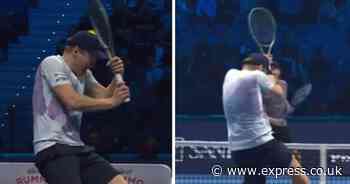 ATP Finals star whacks ball at opponent's head in Wimbledon grudge match