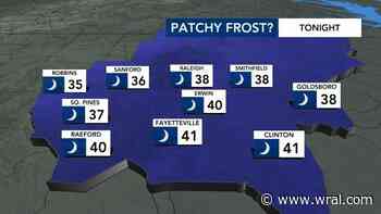 First frost: All of central NC could see frost early Wednesday 🥶