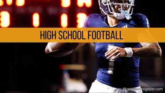 Orange County football schedule for CIF-SS quarterfinals, Nov. 14-15