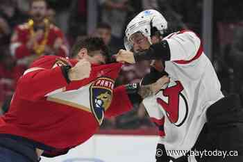 New Jersey beats Florida 4-1 to snap Panthers' 7-game winning streak