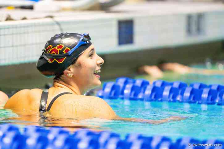 Minna Abraham Clocks NCAA-Leading 1:42.01 200 Free as USC Beats Arizona in Dual Meet