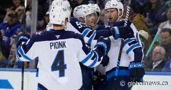 Winnipeg Jets continue record-breaking start to season with 6-3 win in the Big Apple