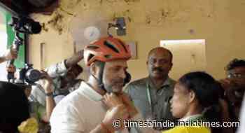 Watch: Rahul Gandhi tries Kerala's longest zipline in bid to promote tourism after landslides