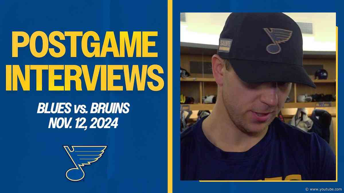 Nov. 12: Postgame Interviews