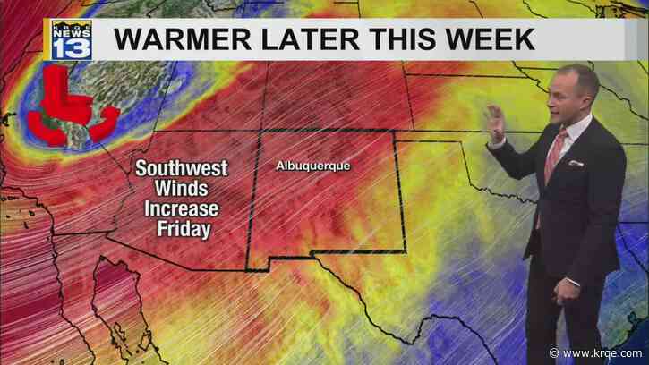 Cooler Wednesday then warming up later this week