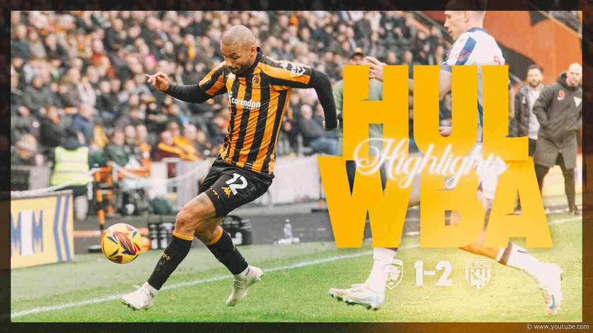 Hull City 1-2 West Bromwich Albion | Short Highlights | Sky Bet Championship