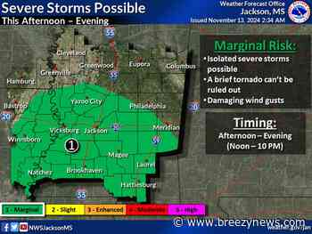 Local Area “On the Margins” of Severe Weather Threat