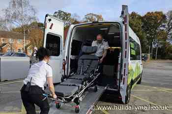 Hull hospital gets 'first of its kind' electric ambulance