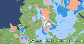 Met Office weather map shows the parts of England could be hit by snow this weekend