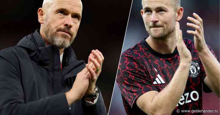 Matthijs de Ligt houdt wrang gevoel over aan ontslag Erik ten Hag bij Manchester United: ‘Doel was om samen met hem successen te boeken’