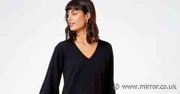 Roman's £38 'understated and flattering' jumper dress is perfect for an apple-shaped figure