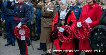 Crowds pay tribute at Remembrance Sunday ceremony