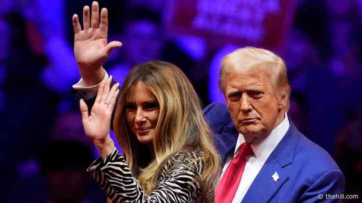 Melania Trump won't visit White House Wednesday but wishes husband 'great success'