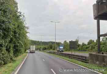 Busy route blocked due to ‘overturned vehicle’