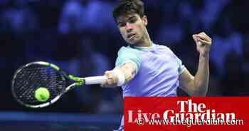 Carlos Alcaraz beats Andrey Rublev 6-3, 7-6: ATP Finals tennis – as it happened