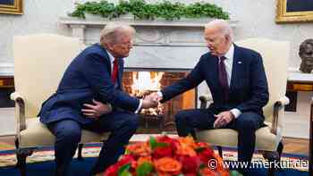 Biden empfängt Trump mit Handschlag im Weißen Haus