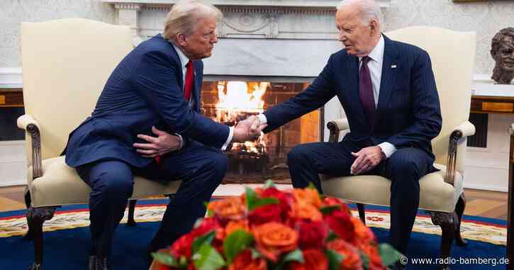 Biden empfängt Trump mit Handschlag im Weißen Haus