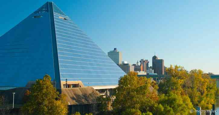 Secrets of 300ft pyramid looming over US city