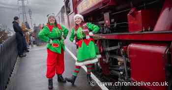 Elf Express steam train rides in North Shields invite families to track down Santa