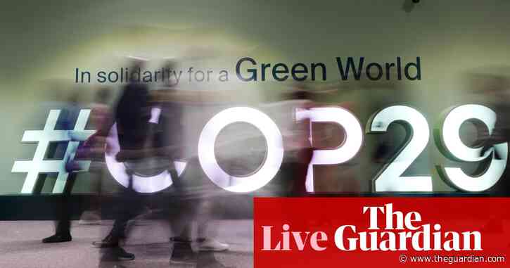 Cop 29: Argentina’s negotiators ordered to withdraw from climate summit; French minister cancels trip – as it happened