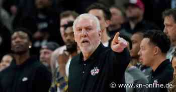 NBA: Spurs-Trainer Gregg Popovich erleidet Schlaganfall