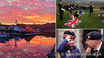 JOHN MACLEOD: That great poppied sky retreated before the night in the faintest, finest gold