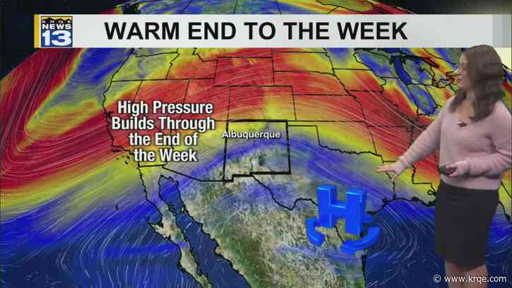 Warm end to the week with another storm on the way