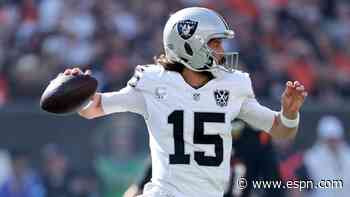 Raiders stick with Minshew as QB over Ridder