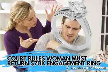 Court Rules Woman Must Return $70K Engagement Ring