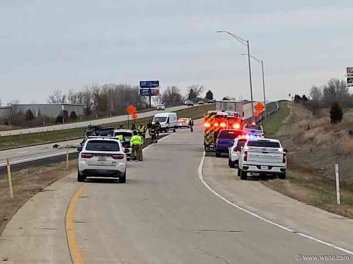 1 dead, 1 seriously injured after car rear-ends semi on I-69 near Auburn