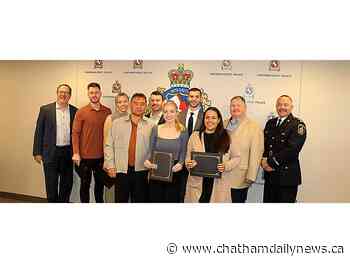 Chatham-Kent police officers, emergency communications operators recognized