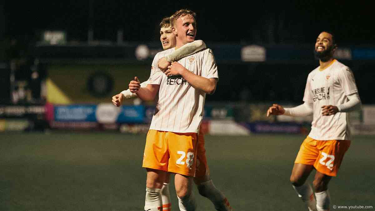 Highlights | Harrogate v Blackpool | Bristol Street Motors Trophy