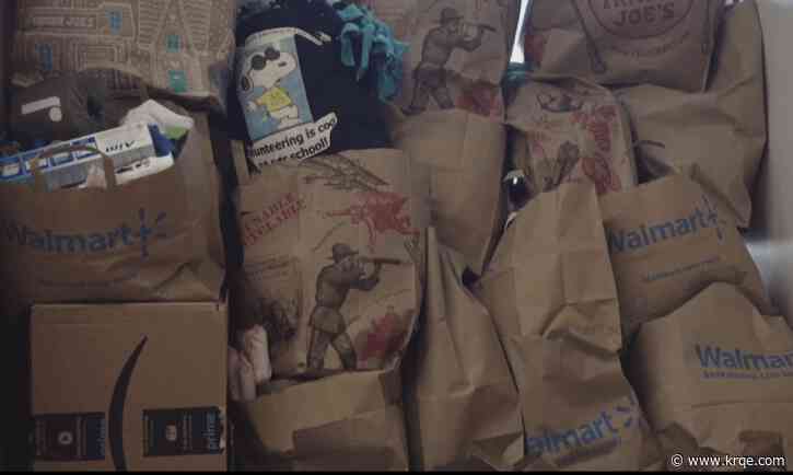 Albuquerque students collect donations for Gateway West shelter