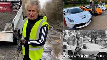 Rod Stewart set to ditch his fleet of luxury supercars as potholes near his home put him off owning them