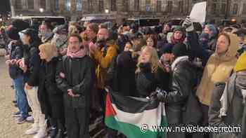 Politie arresteert aantal demonstranten op de Dam