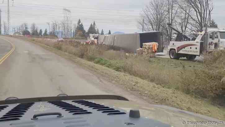 Alberta man charged in relation to semi-trailer crash in Chilliwack last week