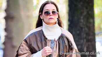 Katie Holmes goes makeup free as she appears to have ditched wearing her nose ring while out in NYC