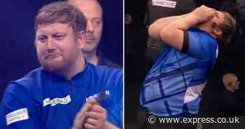 Cameron Menzies fights tears after Grand Slam of Darts win and set to call in sick to work