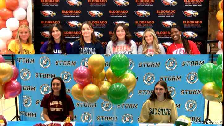 High schools honor student athletes for national signing day