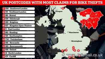 The cyclists who have tracked down their OWN stolen bikes because lack of police action - as map reveals worst-hit areas for thefts