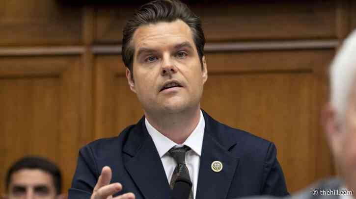 Democrats express concern over Gaetz pick