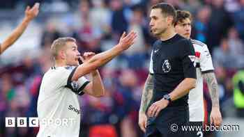 VAR misread West Ham penalty against Man Utd - Webb