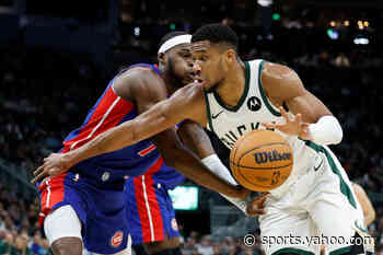 Giannis Antetokounmpo scores NBA season-high 59, rallies Bucks from 18-point deficit past Pistons