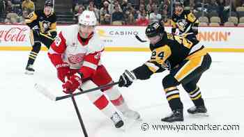 Rookie scores early in OT as Red Wings edge Penguins