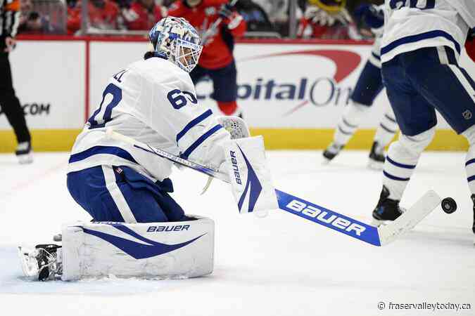 Tavares scores in OT as Maple Leafs rally to clip Capitals 4-3