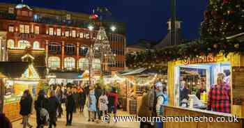 A guide to Bournemouth's Christmas Market 2024 including chalets and food