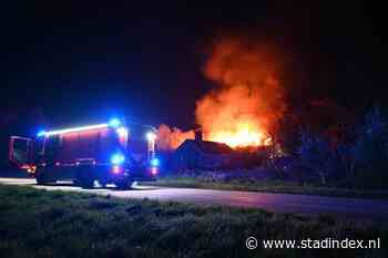 Brand legt boerenschuur bij Swifterbant in de as