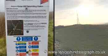 Road on moors over Darwen is shut for phone mast works