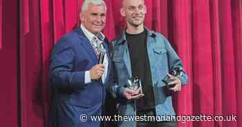 Jack Rhodes picks up Rising Star Award at the Magic Circle